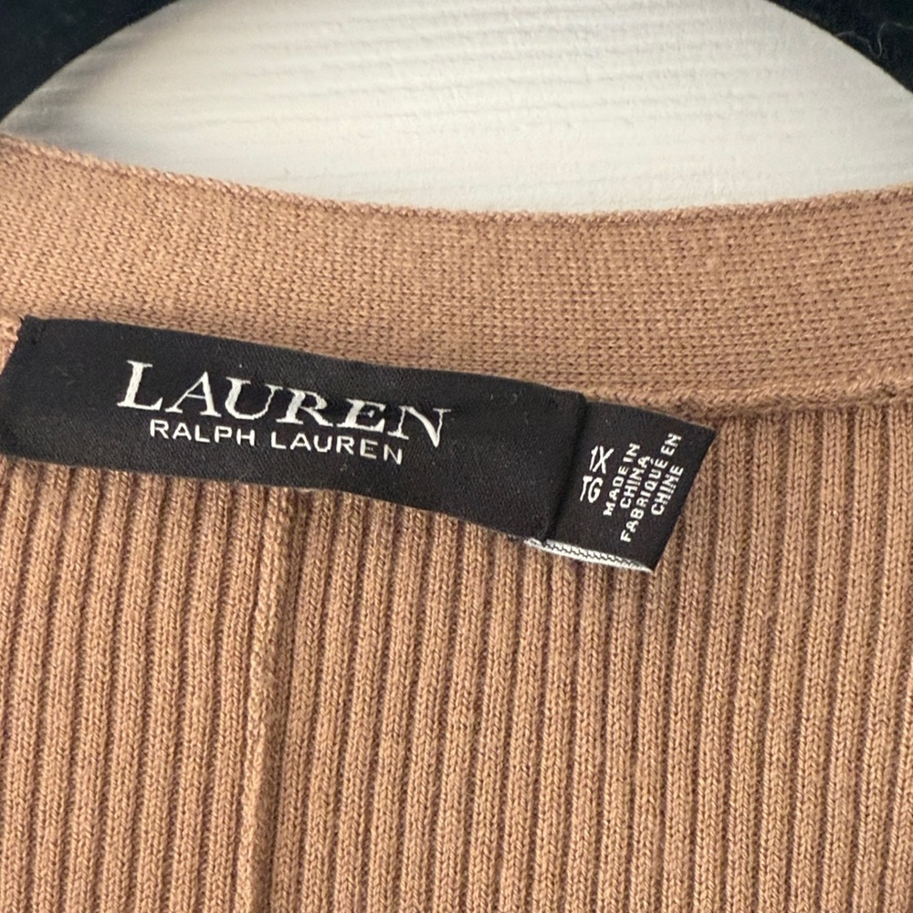 Lauren Ralph Lauren Women's Camel Cardigan